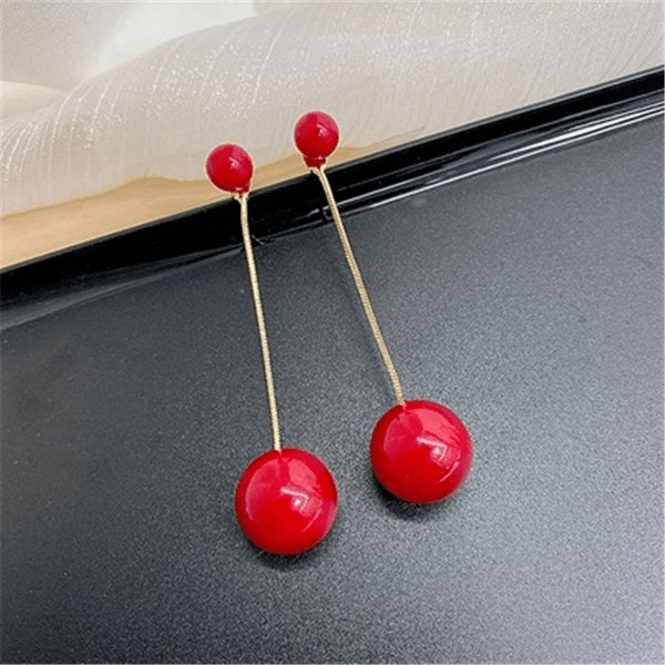 Wholesale yellow pearl earrings JDC-ES-Sideng004 Earrings 思登 Wholesale Jewelry JoyasDeChina Joyas De China