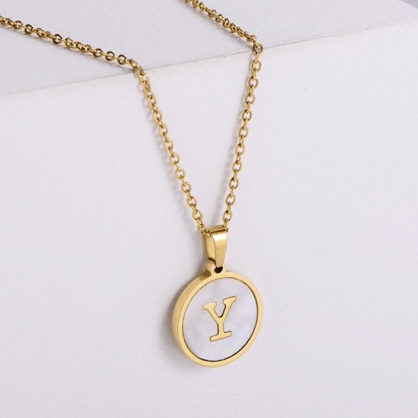 9ct Yellow Gold 'X' Initial Adjustable Letter Necklace 38/43cm main image 1