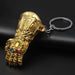 Wholesale Zinc Alloy Infinity Glove Keychain (F) MOQ≥2 JDC-KC-XinS004 Keychains 新尚 gold Wholesale Jewelry JoyasDeChina Joyas De China