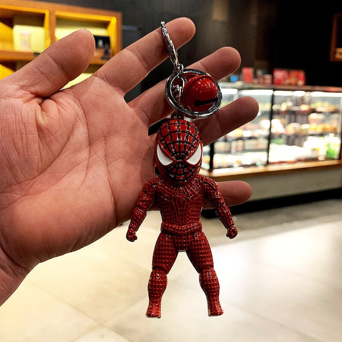 Wholesale Zinc Alloy Iron Man Spiderman Keychain (F)JDC-KC-Aolong014 Keychains 傲龙 Spider-Man Wholesale Jewelry JoyasDeChina Joyas De China