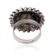 Wholesale Zinc Alloy Rhinestone Resin Sun Flower Ring JDC-RS-Duoh001 Rings 朵涵 Wholesale Jewelry JoyasDeChina Joyas De China