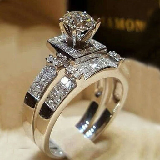 Wholesale Zircon Alloy Couple Gemstone Rings JDC-RS-Sanj005 Rings 三杰 CY226 6 Wholesale Jewelry JoyasDeChina Joyas De China