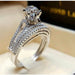 Wholesale Zircon Alloy Couple Gemstone Rings JDC-RS-Sanj018 Rings 三杰 CY236 6 Wholesale Jewelry JoyasDeChina Joyas De China
