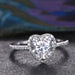 Wholesale Zircon Alloy Heart Shape Gemstone Rings JDC-RS-Sanj002 Rings 三杰 heart 5 Wholesale Jewelry JoyasDeChina Joyas De China