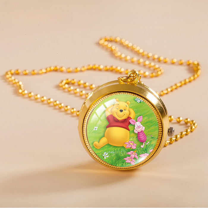 Wholesale Alloy Student Watch Turning Flip Necklace Gyro Watch JDC-PH-XiangL004