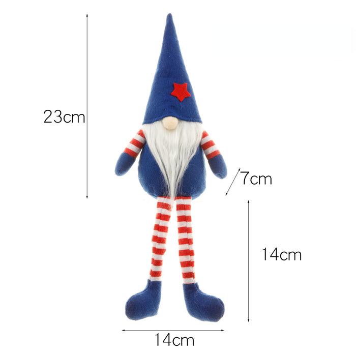 Wholesale 4th of July Independence Day Rudolph Faceless Doll Fabric Ornament JDC-OS-YHang001