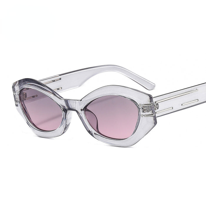 Wholesale PC cat eye small frame sunglasses  MOQ≥2 JDC-SG-LGQ005