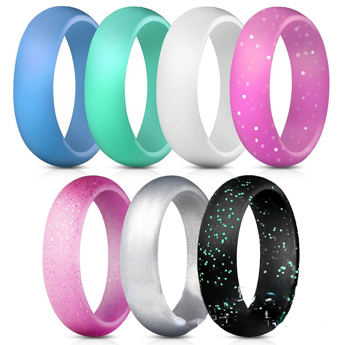 Wholesale 500pcs Random Silicone Rings JDC-RS-XinD001
