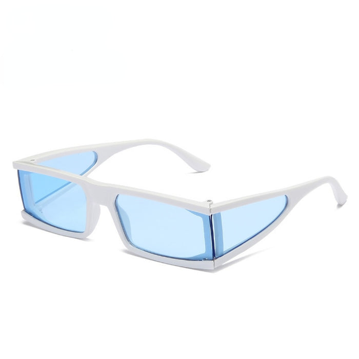 Wholesale Sunglasses PC Square Frame Side Band Frame JDC-SG-AoB005
