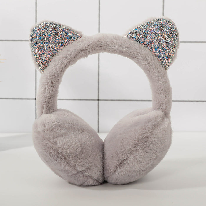 Wholesale Earmuff Plush Warm Winter Cat Ears JDC-EF-JiaH006