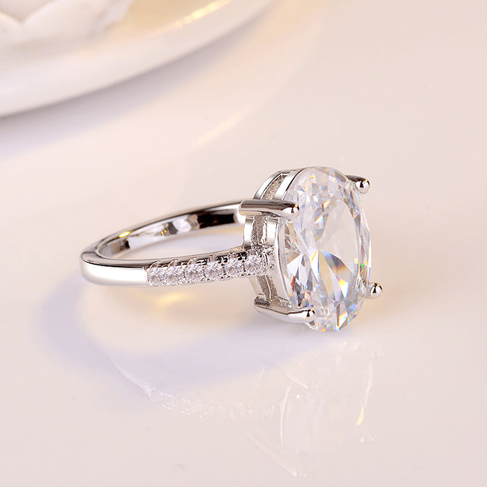Wholesale, engagement, marriage goose egg diamond ring JDC-RS-ZhenR021