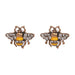 Jewelry WholesaleWholesale Bee Diamond Insect Alloy Earrings JDC-ES-LIUM003 Earrings 榴芒 %variant_option1% %variant_option2% %variant_option3%  Factory Price JoyasDeChina Joyas De China