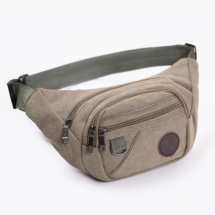 Wholesale canvas large capacity fanny pack JDC-SD-Hedao003