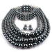 Jewelry WholesaleWholesale ABS Plastic Pearl Beaded Necklace Set JDC-NE-TC279 Necklaces 腾层 %variant_option1% %variant_option2% %variant_option3%  Factory Price JoyasDeChina Joyas De China