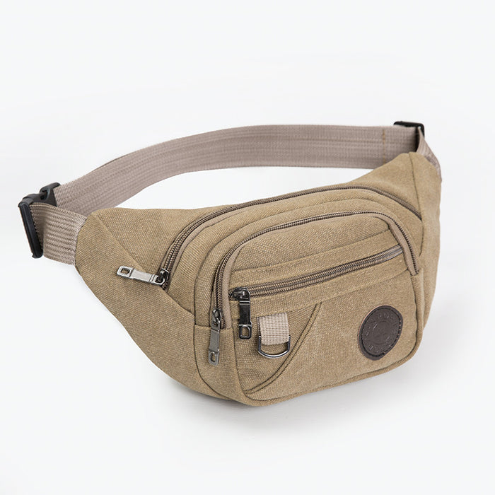 Wholesale canvas large capacity fanny pack JDC-SD-Hedao003