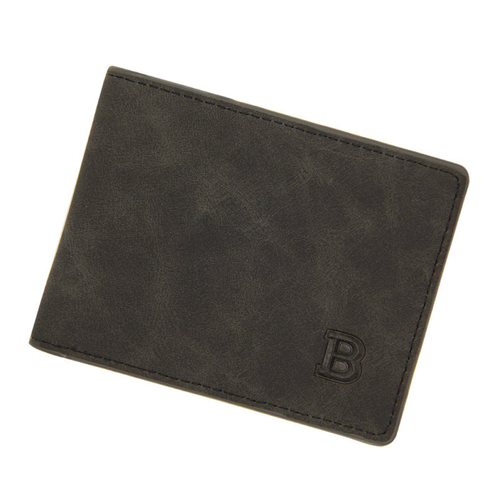 Wholesale Men's Wallet Frosted Retro Multifunctional Wallet JDC-WT-Xinze004