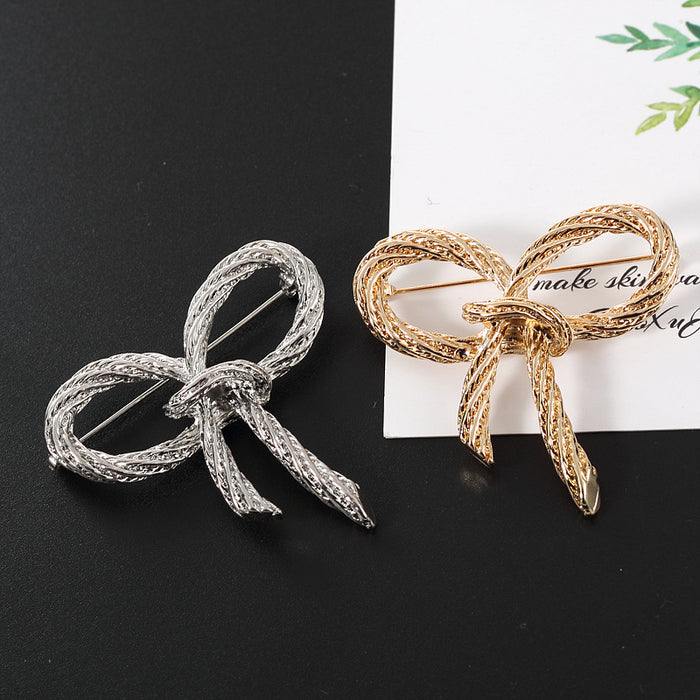 Wholesale Brooches Alloy Bow Twist JDC-BC-Jingjie001