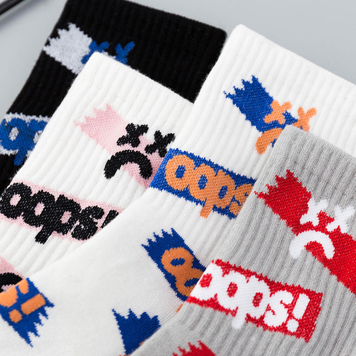 Wholesale cotton socks Japanese cartoon elastic band JDC-SK-MZX010