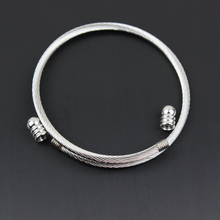Wholesale Stainless Steel Bracelet Charriol Bangle MOQ≥2 JDC-BT-ChengG002