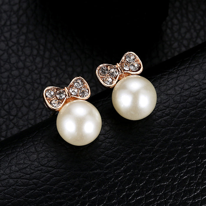 Wholesale fashion pearl earrings temperament stud earrings women JDC-ES-CM022