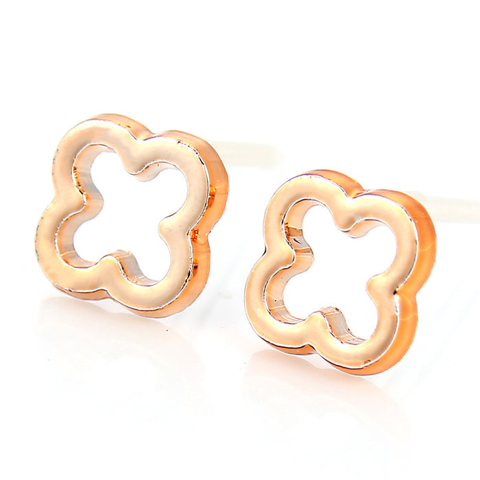 Wholesale 36 Pairs Mixed Gold Silver Stud Earrings Acrylic Diamonds Bear Earrings JDC-ES-Jingy002