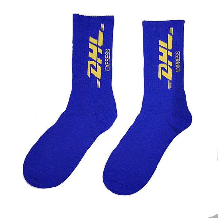 Wholesale Sock Cotton Mid Tube Sports Tide Brand Letter (F) MOQ≥3 JDC-SK-Liul001