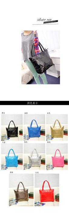 Wholesale Shoulder Bag Cotton Large Capacity Down Sponge Bag JDC-SD-Danze003