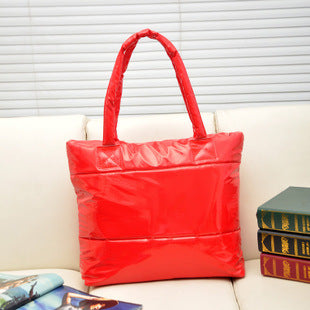 Wholesale Shoulder Bag Cotton Large Capacity Down Sponge Bag JDC-SD-Danze003