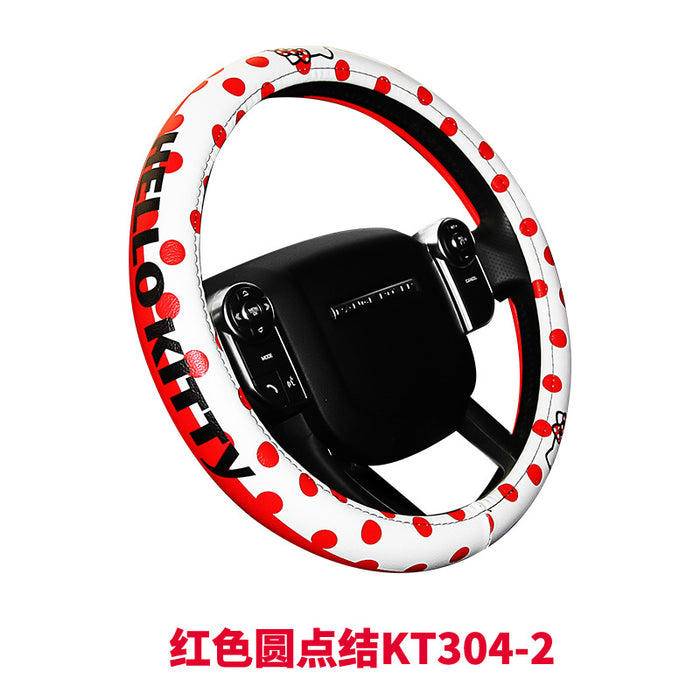 Wholesale Car Accessories Leather Cute Cartoon Anti-Slip Car Steering Wheel Cover (S) JDC-CA-MCZai001