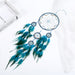 Jewelry WholesaleWholesale Feather Iron Ring Colorful Rice Bead Dreamcatcher MOQ≥2 JDC-DC-YXuan007 Dreamcatcher 奕萱 %variant_option1% %variant_option2% %variant_option3%  Factory Price JoyasDeChina Joyas De China