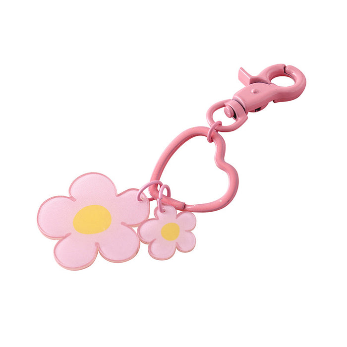 Wholesale cute love keychain cartoon bow key ring JDC-KC-HHui003