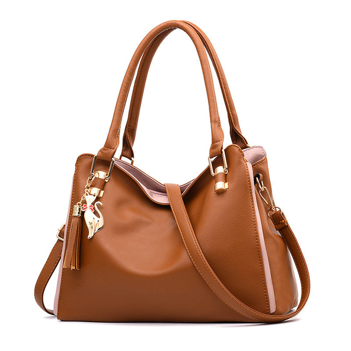 Wholesale Shoulder Bags PU Leather Soft Leather Handbag Large Capacity Messenger JDC-SD-Shichen013