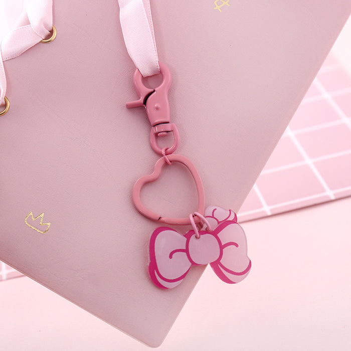 Wholesale cute love keychain cartoon bow key ring JDC-KC-HHui003