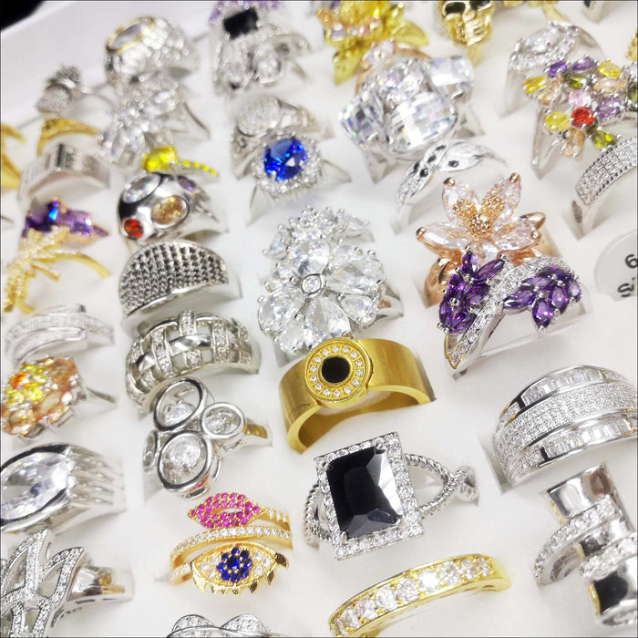 Jewelry WholesaleWholesale Zircon Micro-Inlay Ring JDC-RS-Xuy030 Rings 旭颖 %variant_option1% %variant_option2% %variant_option3%  Factory Price JoyasDeChina Joyas De China