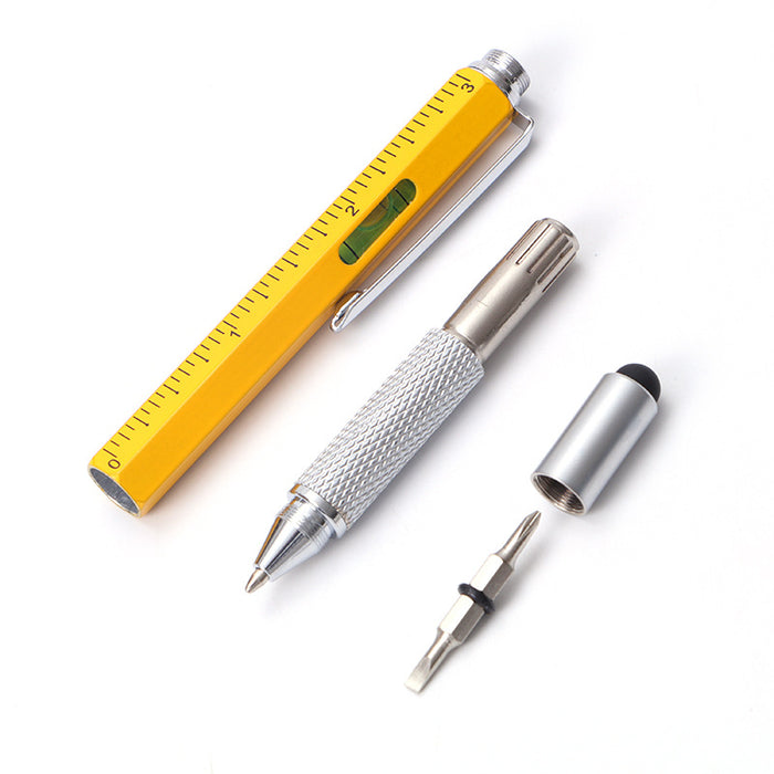 Wholesale Multifunctional Metal Level Screwdriver Scale Ballpoint Pen MOQ≥2 JDC-BP-GeShang005