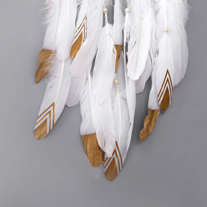 Cuentas de madera de plumas de plumas de pluma de pluma de pluma de hierro de hierro al por mayor