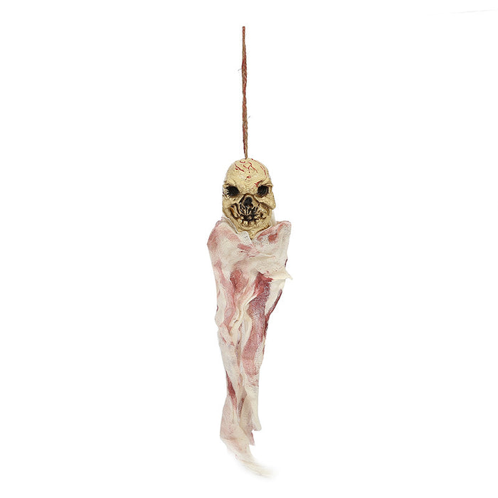 Decoración al por mayor Halloween colgante juguete trillado esqueleto de miedo jdc-dcn-dianc004
