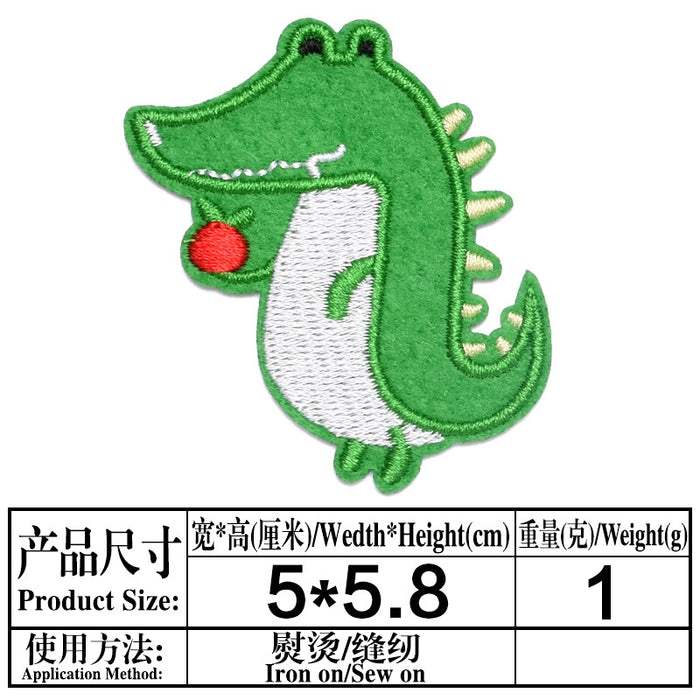 Wholesale Fabric Cartoon Badge Clothing Ironing Patch Embroidery Cloth Sticker JDC-EBY-Lide015
