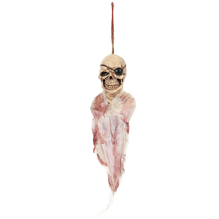 Decoración al por mayor Halloween colgante juguete trillado esqueleto de miedo jdc-dcn-dianc004
