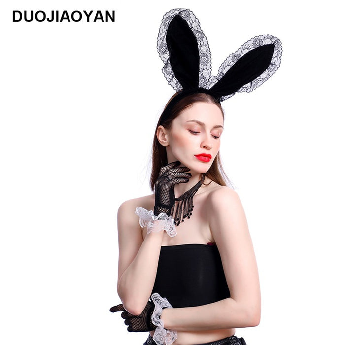 Wholesale Animal Headband Plush Rabbit Ears MOQ≥3 JDC-HD-Jiaoy008