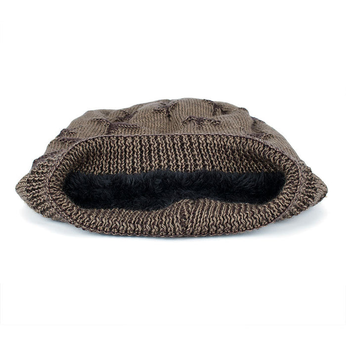 Wholesale Hat Wool Plus Velvet Warm Five-pointed Star JDC-FH-ZMei019