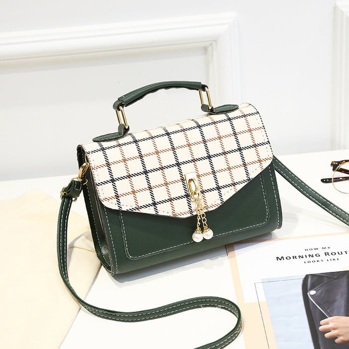 Wholesale Shoulder Bag PU Beaded Small Square Bag Diagonal JDC-SD-Chengy006