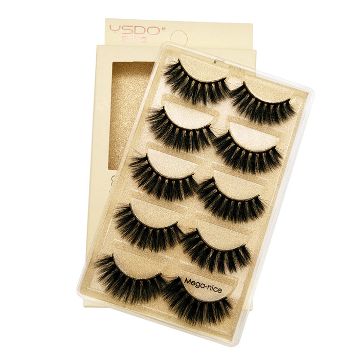 Wholesale 3D Mink Hair Soft False Eyelashes JDC-EY-LanJL006