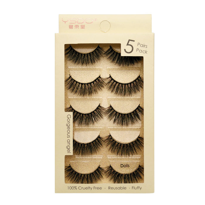 Wholesale 3D Mink Hair Soft False Eyelashes JDC-EY-LanJL006