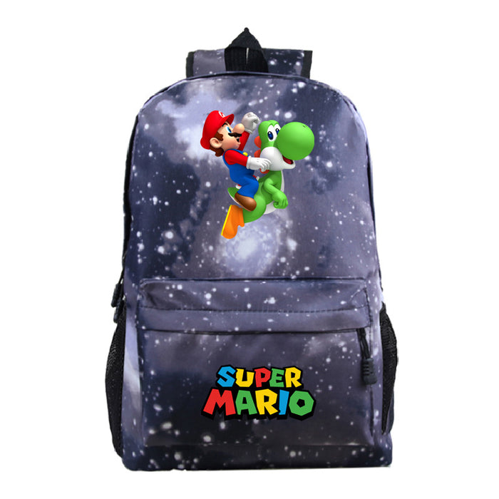 Wholesale cartoon game schoolbag creative pattern heat transfer backpack JDC-BP-Henlie007