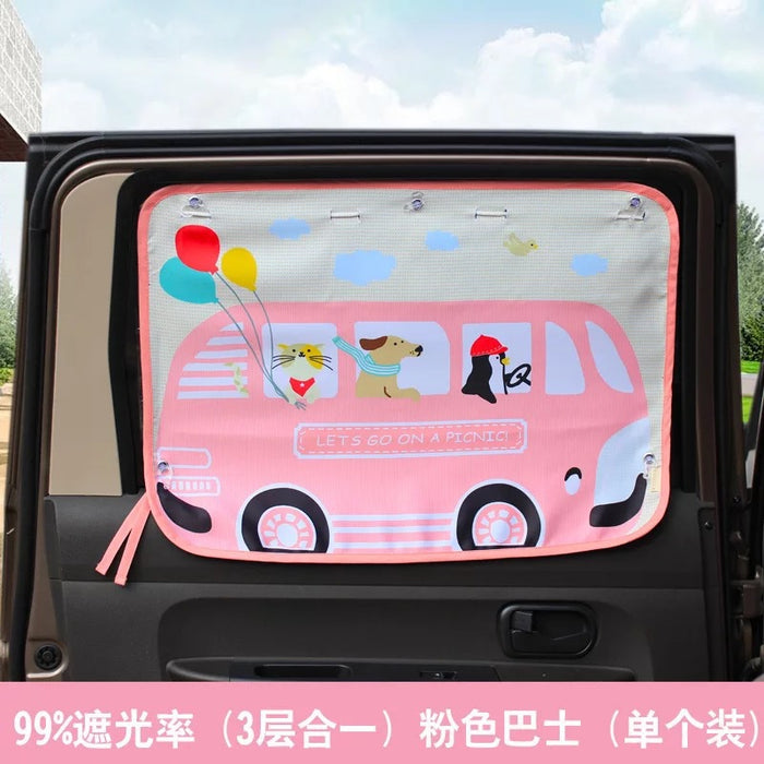 Wholesale Car Sunshade Cartoon Summer Sunscreen Shade Cloth JDC-CA-Zhch006