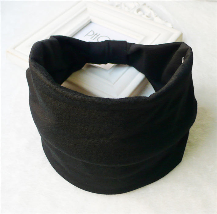 Wholesale Headband Fabric Sports Yoga Sweat-wicking Stretch Cotton JDC-HD-GuanY004