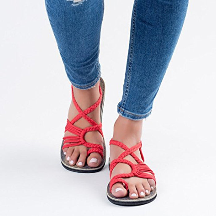 Wholesale Summer New Fashion Knot Women Sandals JDC-SD-PingY001