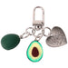 Jewelry WholesaleWholesale love avocado keychain JDC-KC-YHan002 Keychains 伊菡 %variant_option1% %variant_option2% %variant_option3%  Factory Price JoyasDeChina Joyas De China