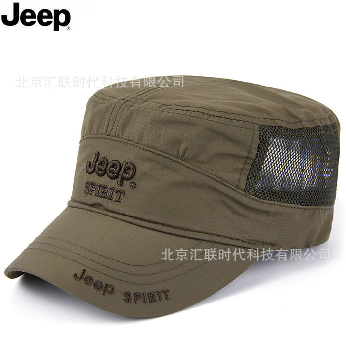 Wholesale Visor Flat Cap Men Casual Sun Hat JDC-FH-HLian002